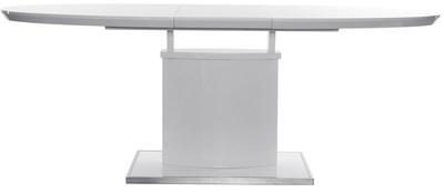 Table à manger design extensible 160-200x95 blanc CLEONES Table à manger design extensible
