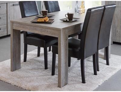 Table repas JAKARTA carrée 140 cm colorado