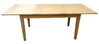 Meuble table à rallonges portefeuille en pin massi