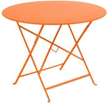 Bistro - Table Pliante Ø96cm - carotte/laqué