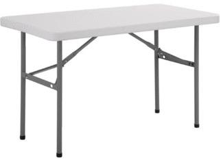 Table pliante plateau en une pièce 1200 mm Table pliante plateau en une