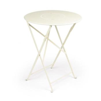 Floréal - Table pliante 60cm - blanc coton laqué H Floréal - Table pliante 60cm