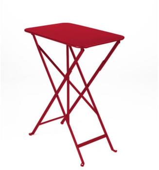 Bistro - Table pliante 37x57cm - coquelicote laqué Bistro - Table pliante 37x57cm