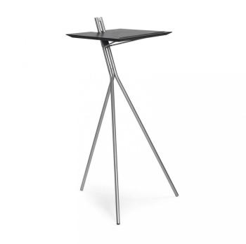 Notos - Pupitre - frêne noir piètement en aluminium Notos - Pupitre - frêne noir