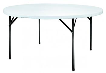 Table ronde en polypropylène