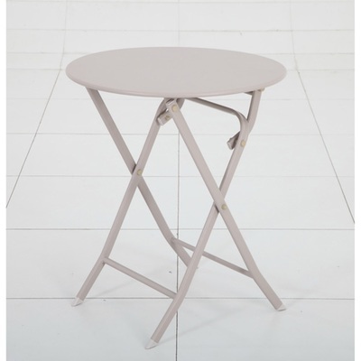 Table pliante ronde Greensboro - 2 Places - Taupe