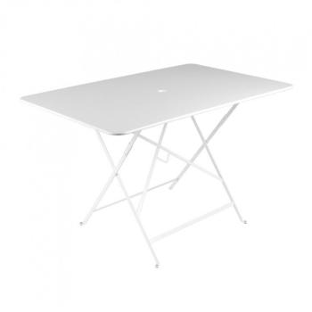 Bistro - Table pliante 117x77cm - blanc coton laqué Bistro - Table pliante 117x77cm
