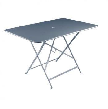 Bistro - Table Pliante 117x77cm - gris orage/laqué