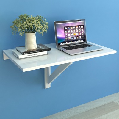 VidaXL Table murale rabattable 100 x 60 cm blanc VidaXL Table murale rabattable