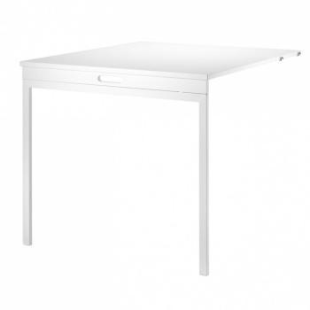 String - Table Pliante - blanc/78x96cm