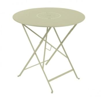 Floréal - Table pliante 77cm - vert tilleul laqué avec Floréal - Table pliante 77cm