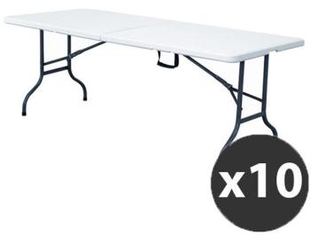 Tables pliantes 244 cm - Lot de 10 - Mobeventpro Tables pliantes 244 cm - Lot
