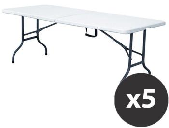 Lot de 5 tables pliantes 244cm - Mobeventpro