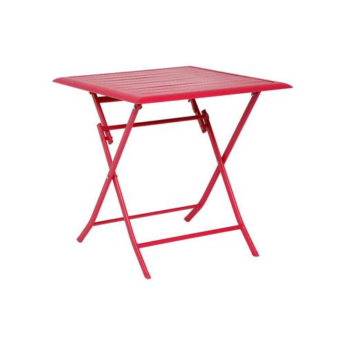 Table pliante Azua - 2 Places - Cerise