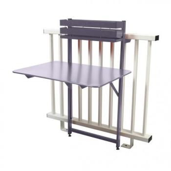 Bistro - Table de Balcon - prune/mat granulaire/pl