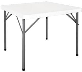 Table carrée pliante standard 745mm de hauteur Table carrée pliante standard