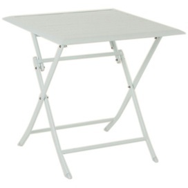 Table pliante carrée Azua - 2 places - Blanc