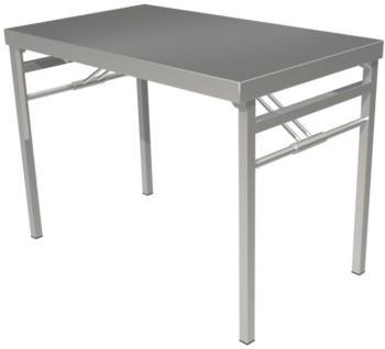 Table pliante tout inox