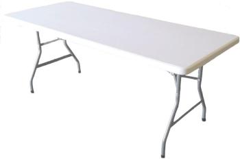 Lot de tables pliantes en plastique