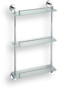 Etagère, tablette à 3 étages en verre OMEGA 40x67,