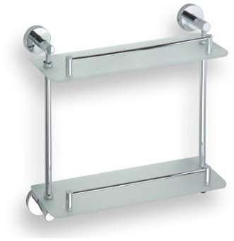 Etagère tablette en verre double OMEGA 40x40x13cm - Etagère tablette en verre