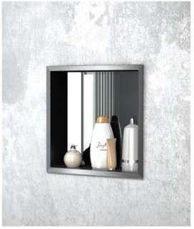 Niche à encastrer ouverte avec panneau arrière miroir Niche à encastrer ouverte