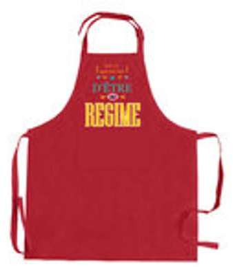 Tablier Pep s Régime avec Poche Rouge Tablier Pep s Régime avec
