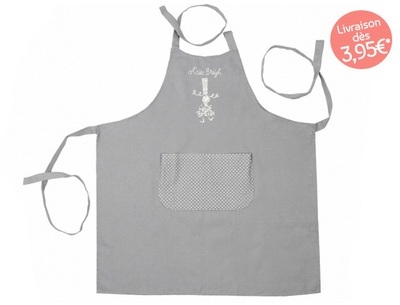 Tablier de cuisine Gris A lAise Breizh