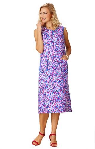 Robe-tablier fleurie
