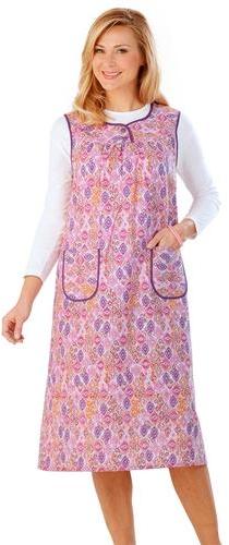 Robe-tablier fleurie