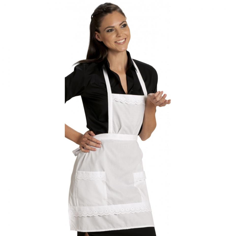 Tablier serveuse à bavette