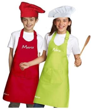 Tablier et Toque Kid Chef Personnalisé Tablier et Toque Kid Chef