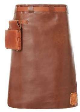 Tablier court en cuir artisanal Witloft