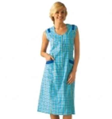 Robe tablier à carreaux