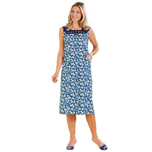 Robe-tablier fleurie