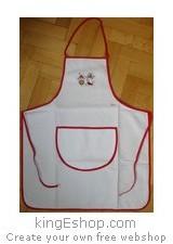 Tablier de cuisine Noël nid d abeille Tablier de cuisine Noël nid
