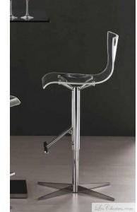 Tabouret de bar transparent design oscar Tabouret de bar transparent