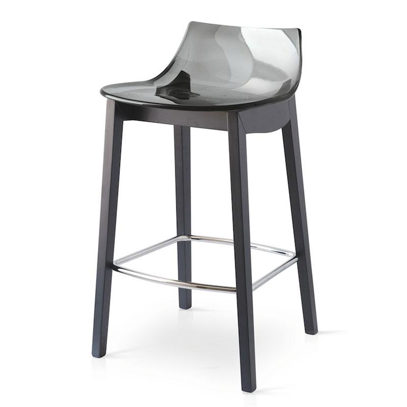Tabouret de Bar Led Wood Graphite Gris Tabouret de Bar Led Wood Graphite