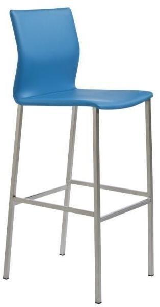 Tabouret de bar de cuisine en métal et synthétique