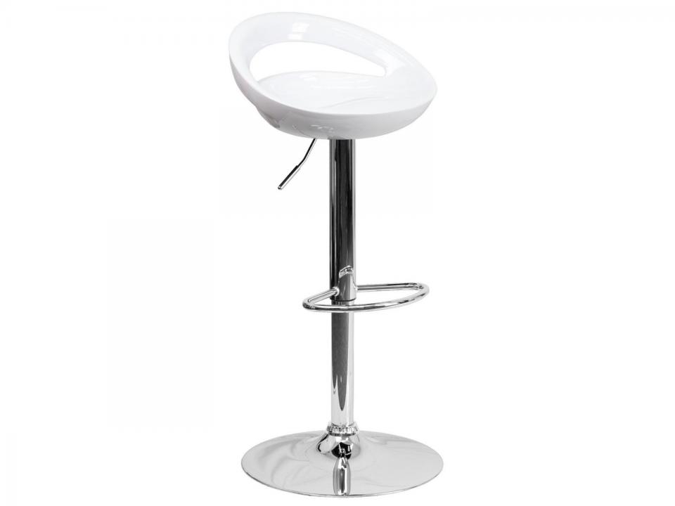 Tabouret de bar TYLER blanc