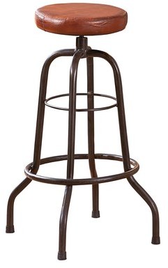 Tabouret de Bar Longo Métal Cuir Tabouret de Bar Longo Métal