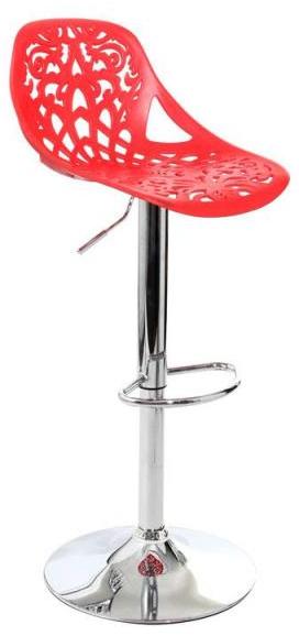 Tabouret de bar design baroque rouge BAROCCA Tabouret de bar design baroque