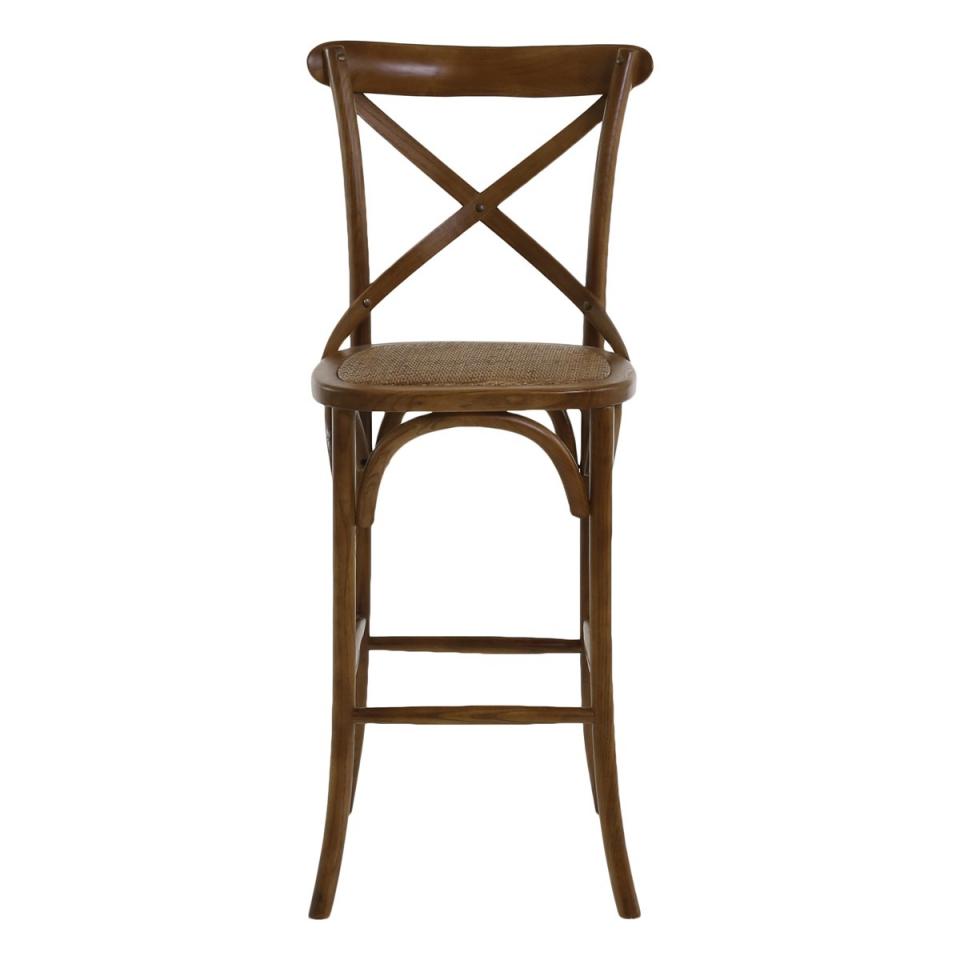 Chaise de bar bistrot - Marron