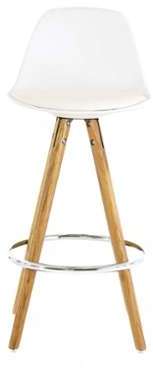 Set de 2 Tabourets de Bar Pospy - Blanc Set de 2 Tabourets de Bar