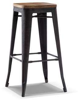 Tabouret de Bar en Bois et Métal Rose & Moore