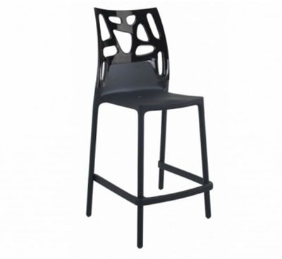 Tabouret bar ht assise 65 cm - EGO ROCK Full noir