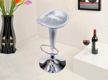 Tabouret de bar moderne AARON argent Tabouret de bar moderne AARON