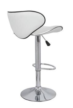 Lot de 2 tabourets de bar blanc BEST