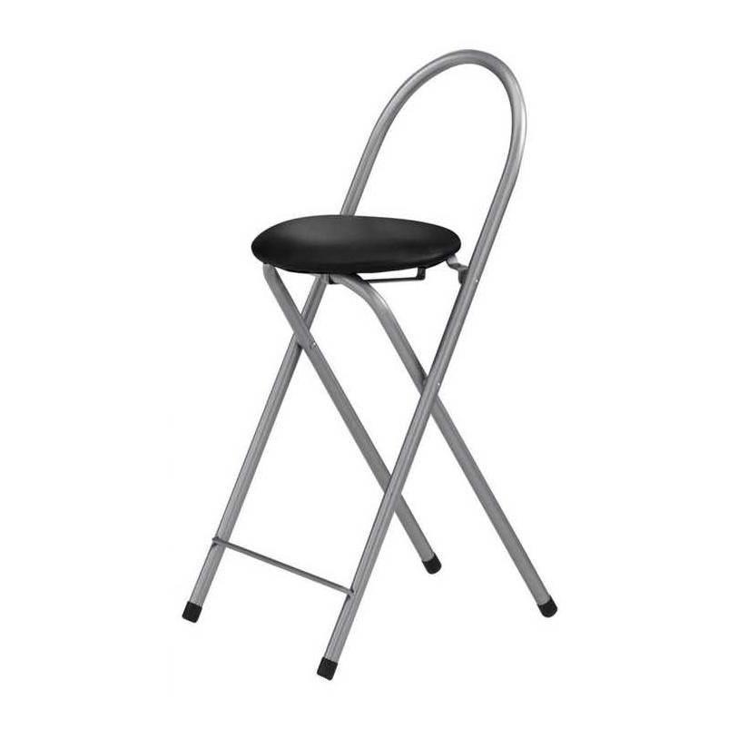Tabouret pliant Albox (lot de 2) - Structure chrom