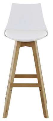 Set de 2 Tabourets de Bar Kim - Blanc Set de 2 Tabourets de Bar